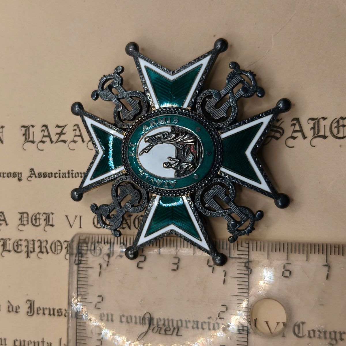 Order of Sant Lazarus, Breast Star. Spain.