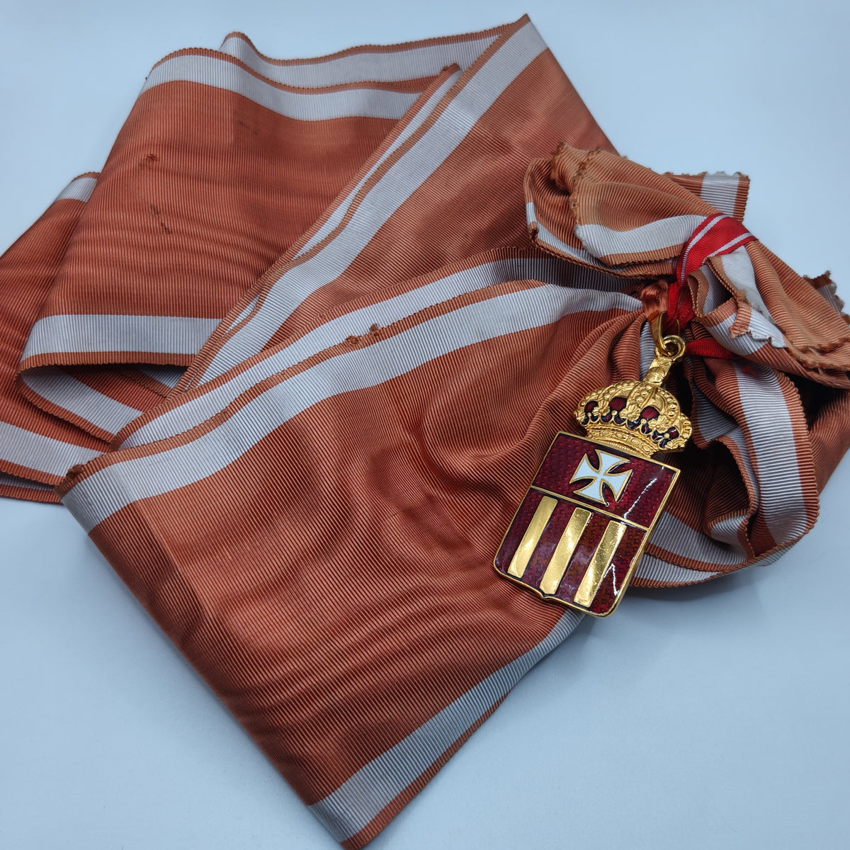 Sash and Badge, Order of Santa Maria de la Merced. Spain
