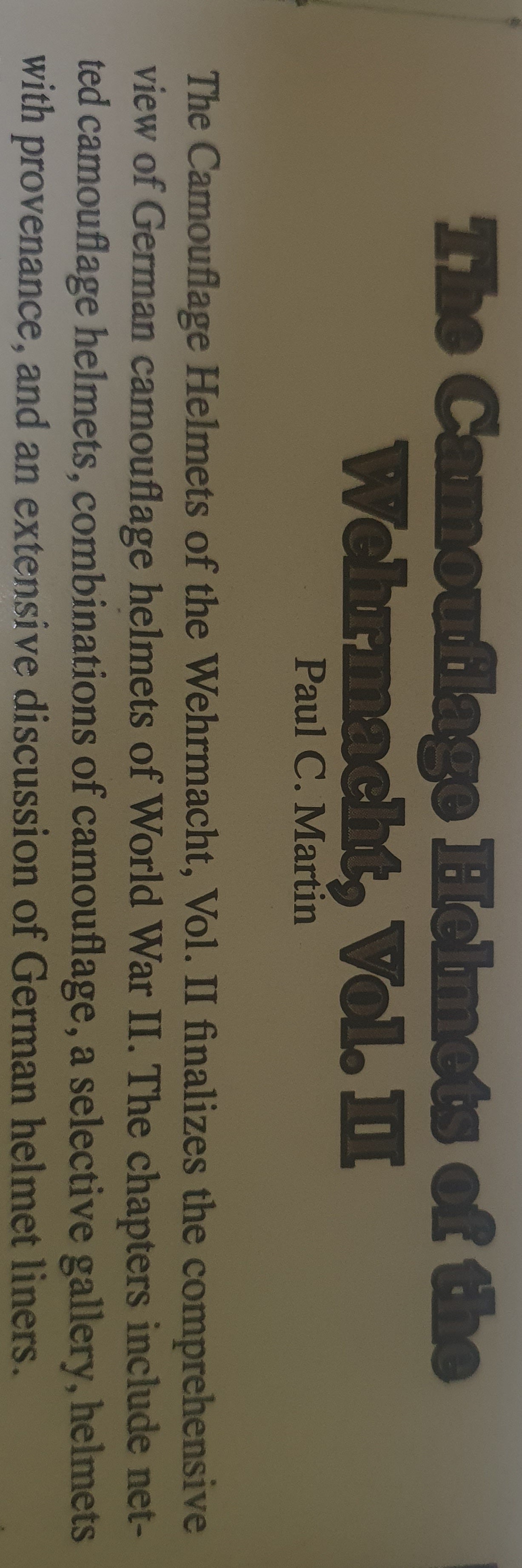 The camouflage helmets of the wehrmacht, vol.II