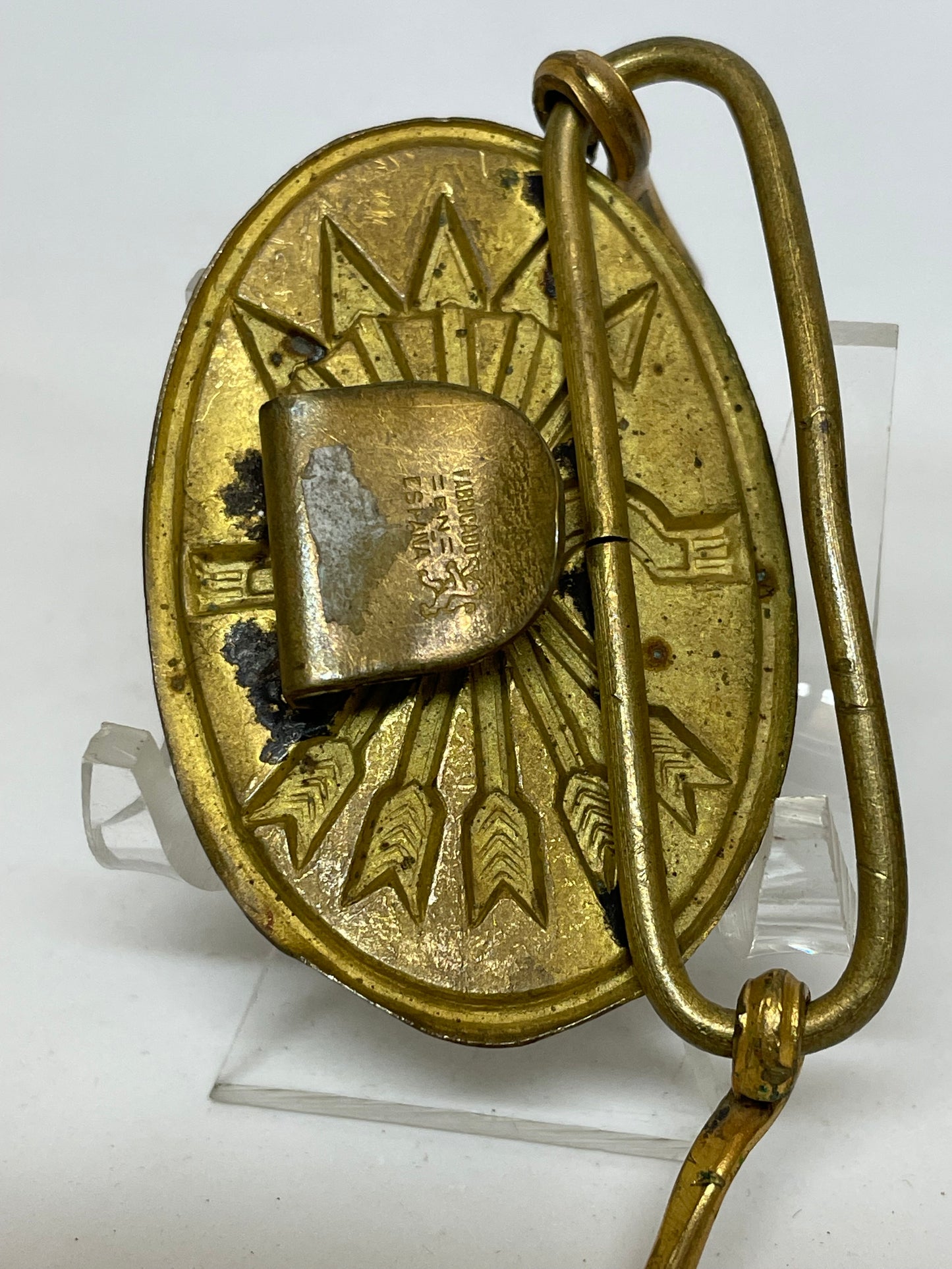 Hebilla Falange. Jerarquía oficial