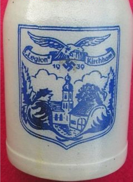Commemorative beer mug of the Condor Legion. With Luftwaffe eagle