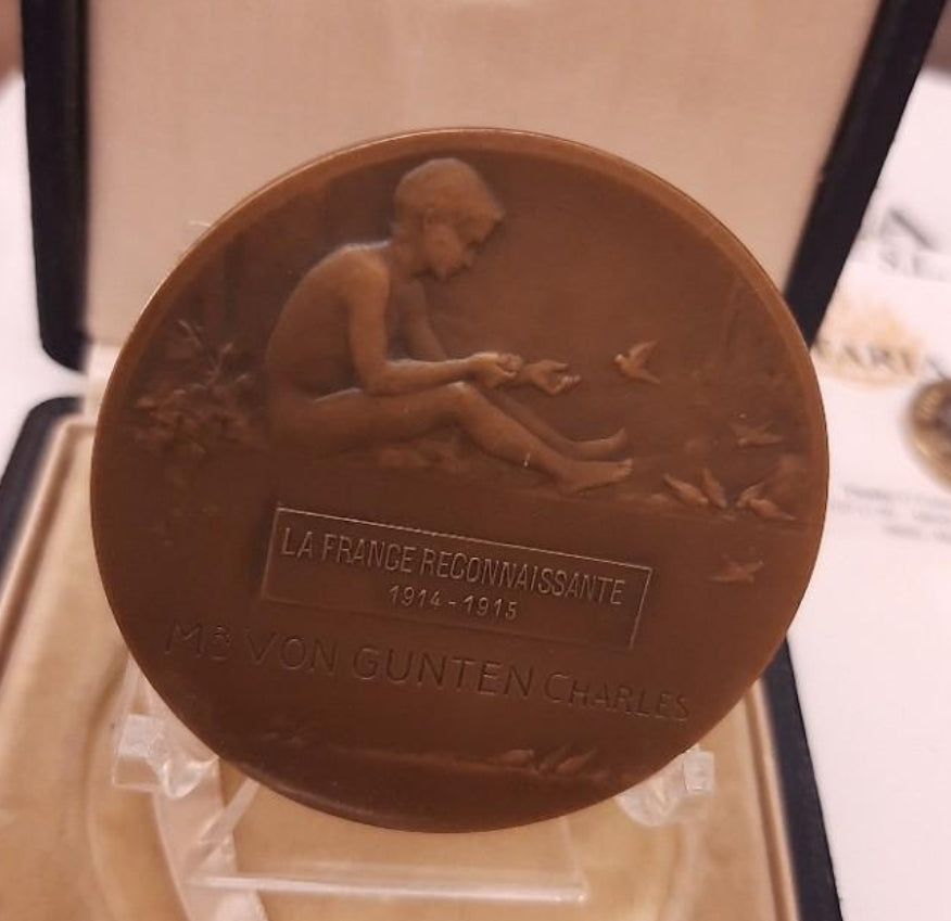 French Medal for Repatriation of Civil Internees 1918