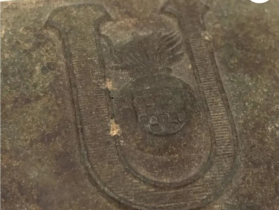 Hebilla alemana del Tercer Reich de voluntarios croatas