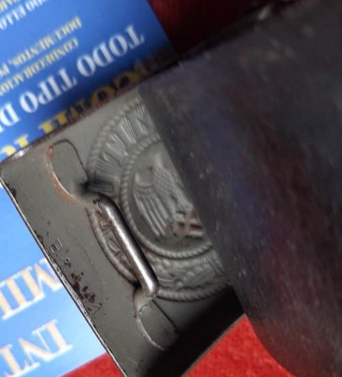 Cinturón de soldado de la Wehrmacht.