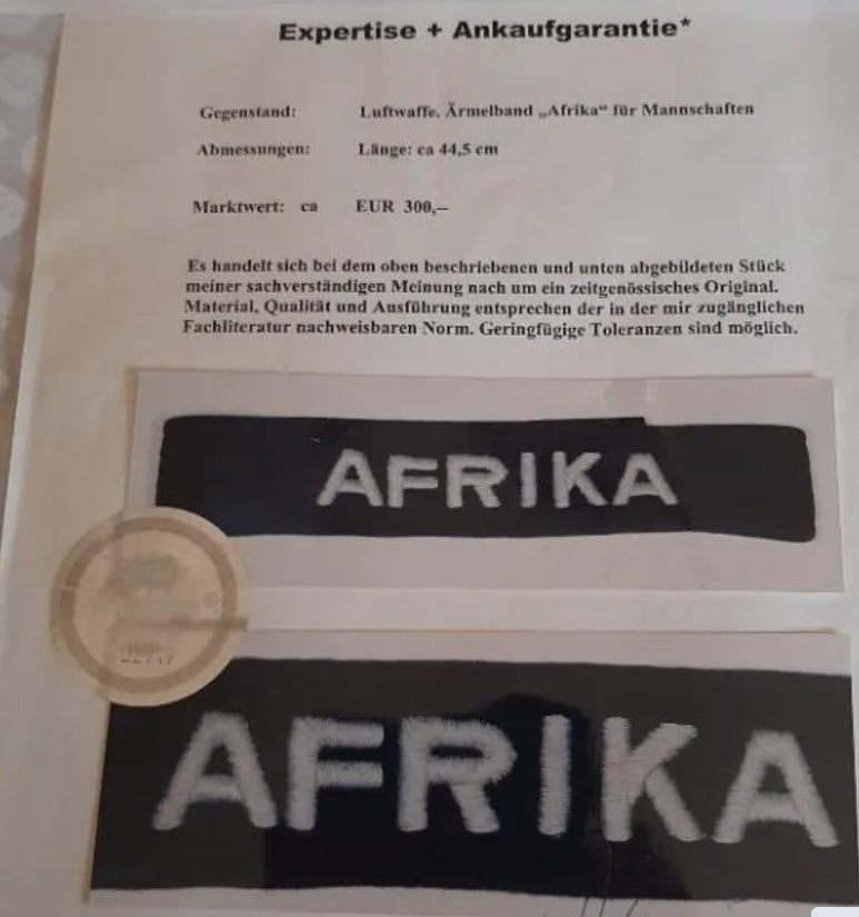 LUFTWAFFE Armband in AFRIKA