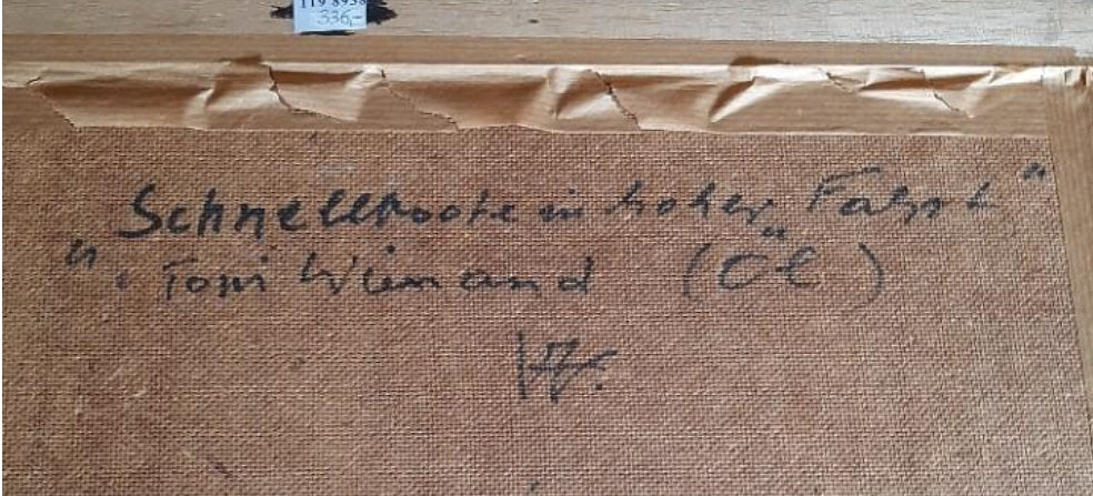 Aceite de lanchas rápidas alemanas