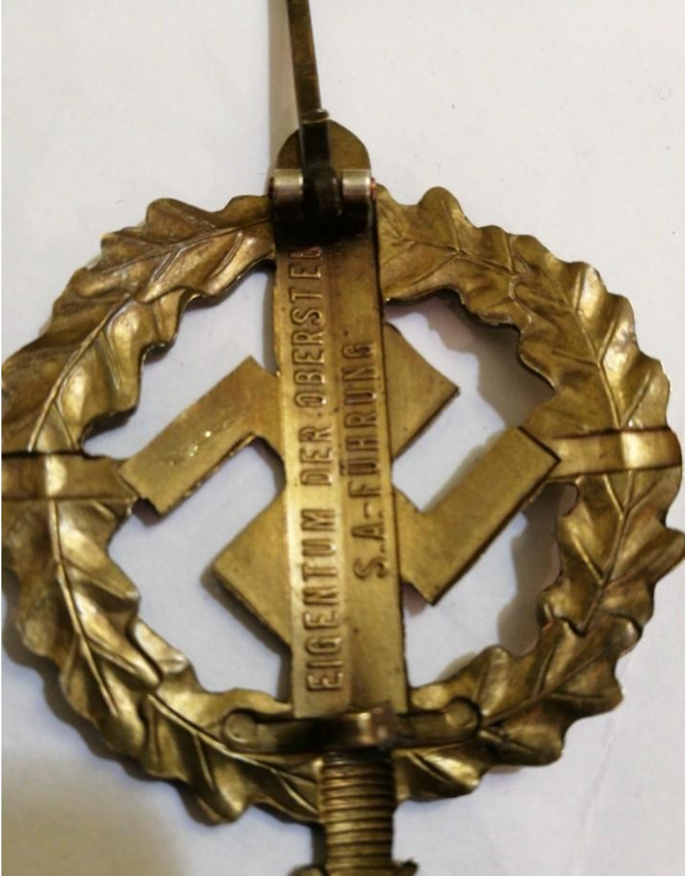German badge of the S.A. Bronze category