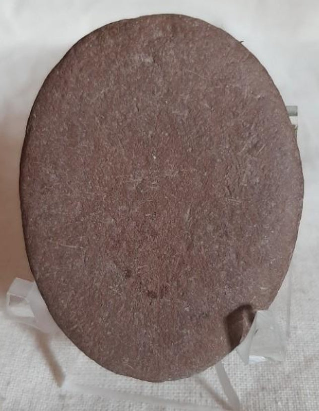 Small Carlist carved stone in homage to the frontier chief