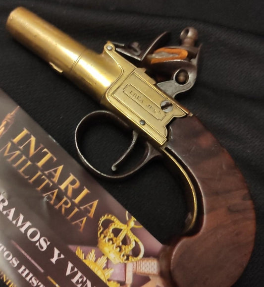 English flintlock pistol 18th century