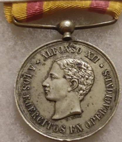 1876 campaign medal of Alfonso 12