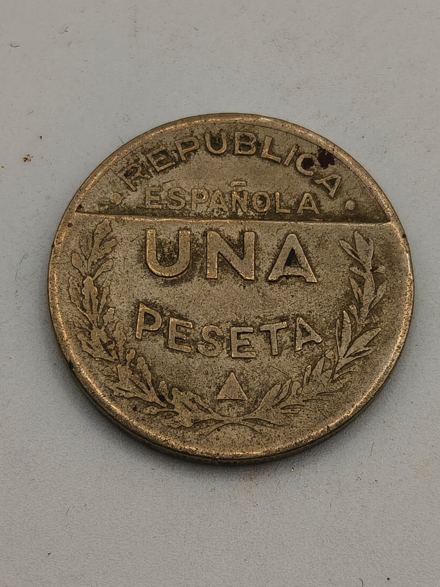 Consejo de Santander, Palencia y Burgos. Moneda 1 peseta. Guerra Civil Española.