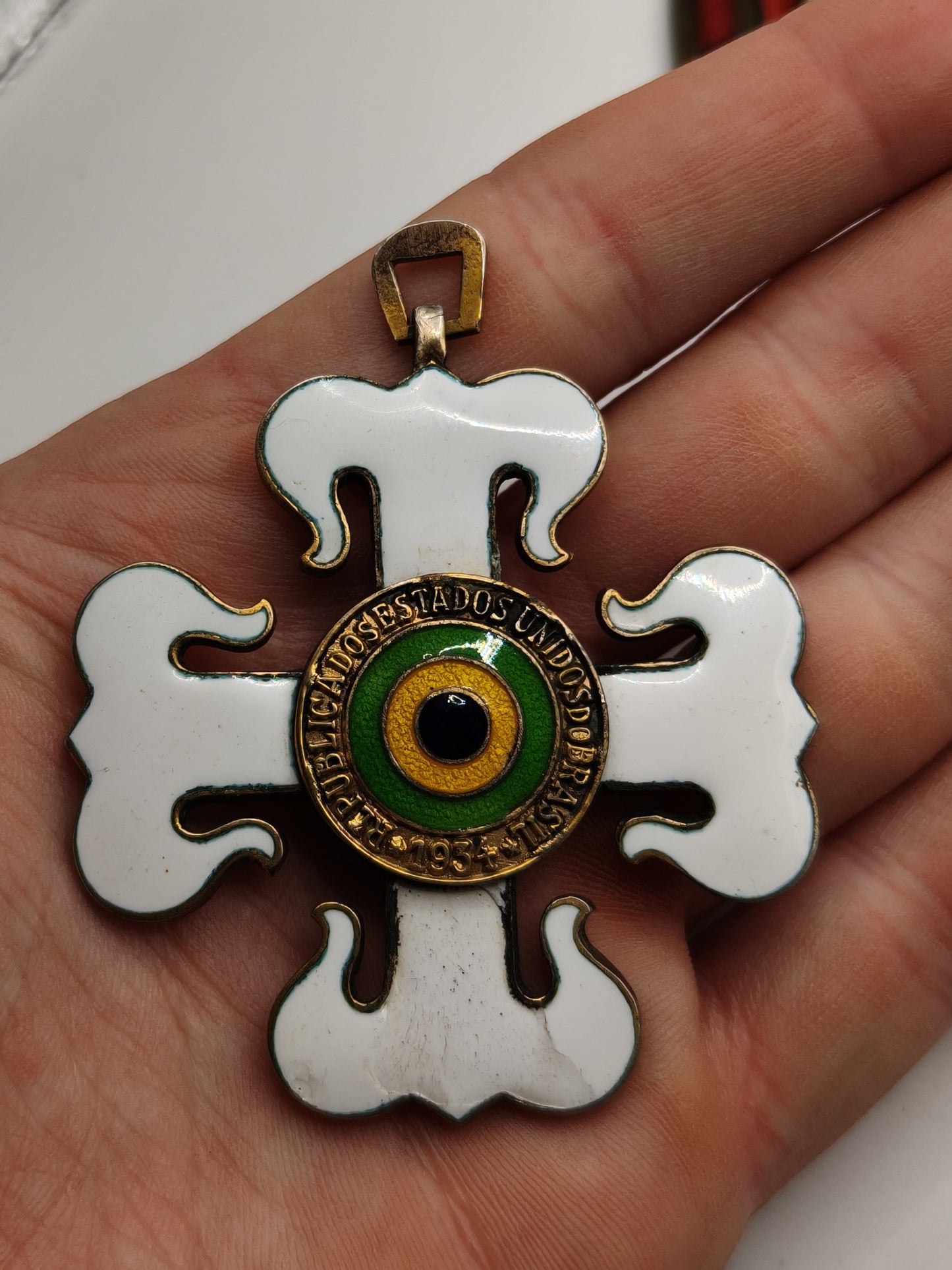 Medalla Orden Mérito militar. Categoría Gran cruz. Brasil.
