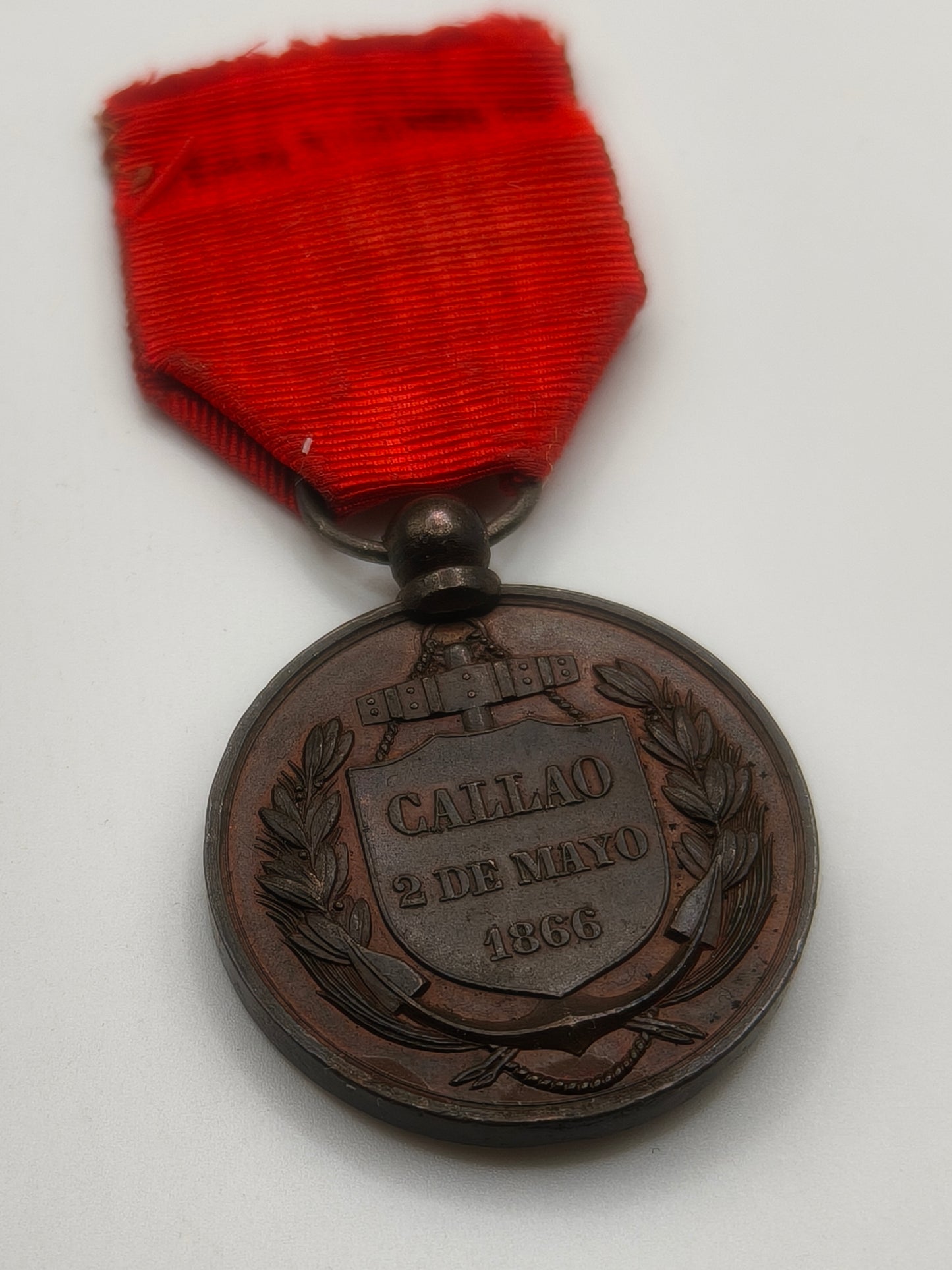 Medalla Batalla del Callao Isabel II