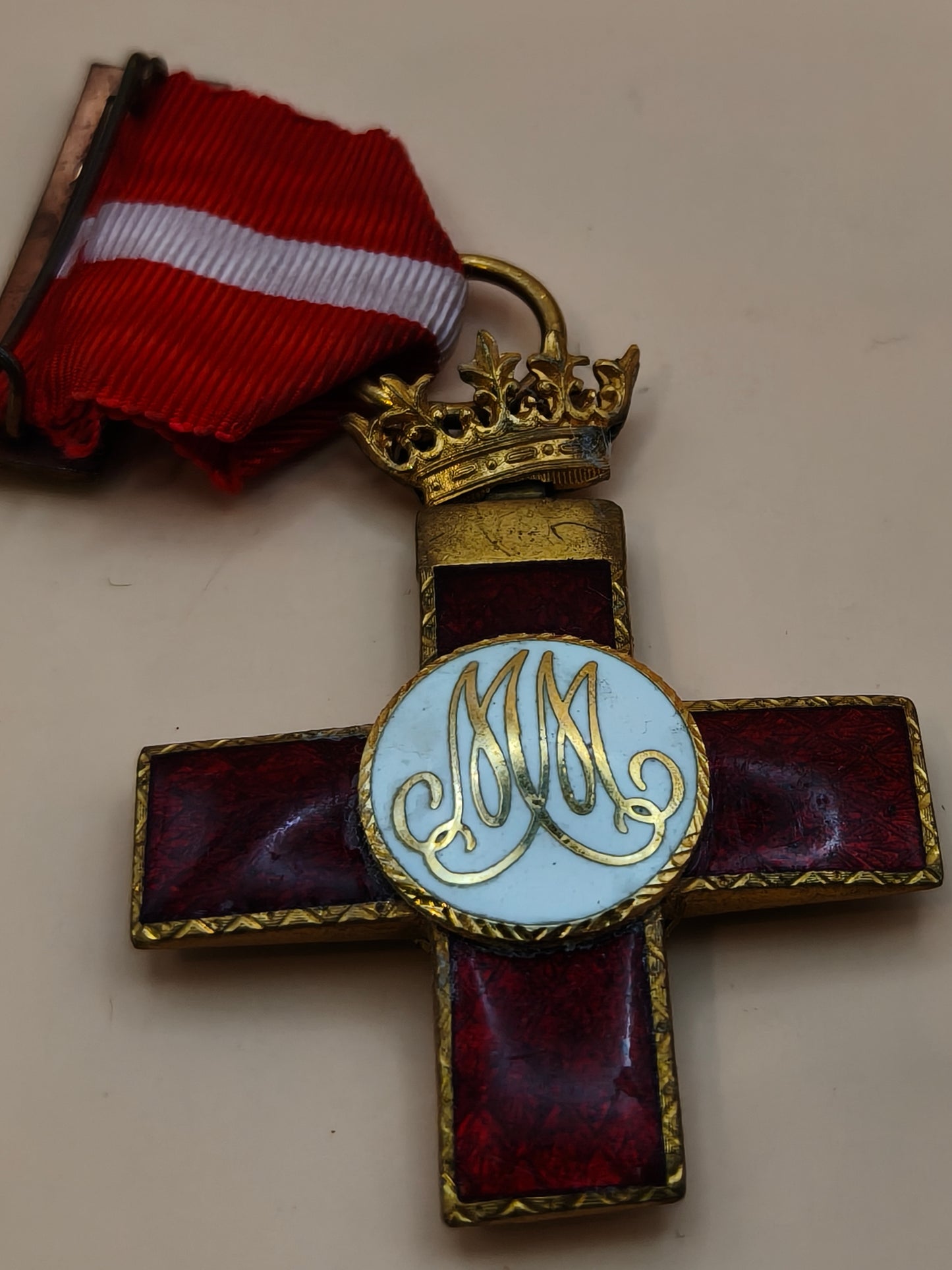 Cruz roja mérito militar. Guerra civil española.