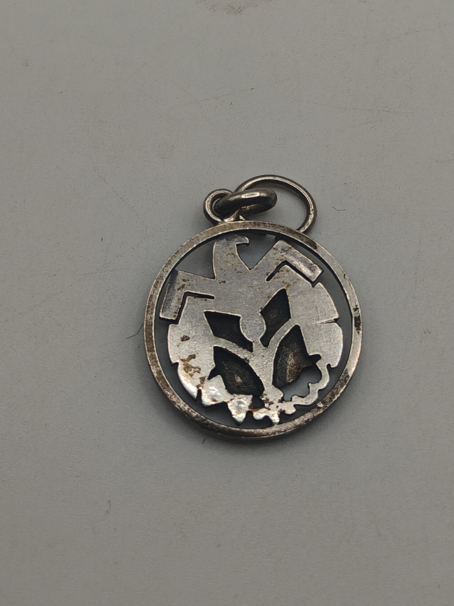 Silver Eagle Pendant. Spain Franco's period