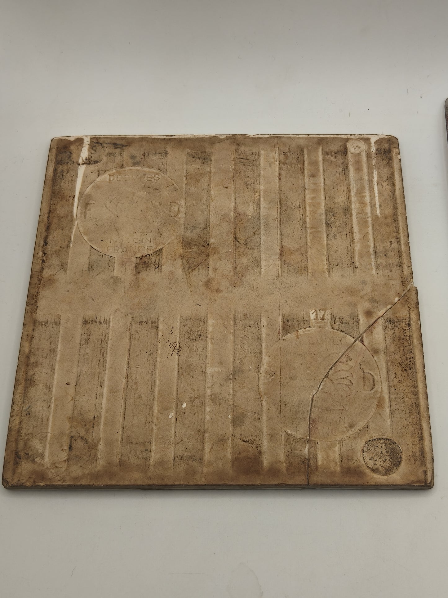 Porcelain Wehrmacht Plaque 1942 Belgium. IIWW