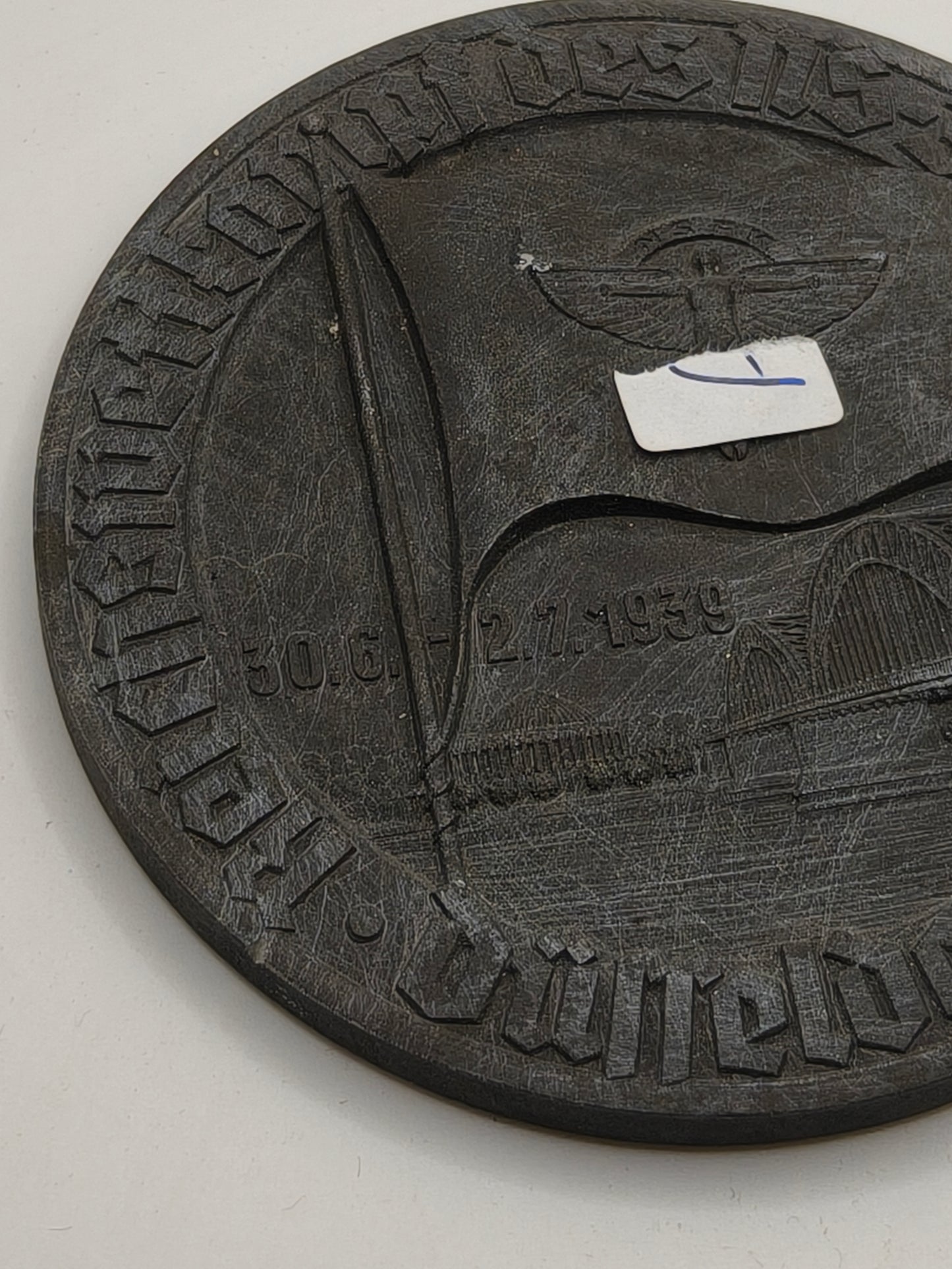 NSKK Düsseldorf Competition Plaque. 1939 Germany.