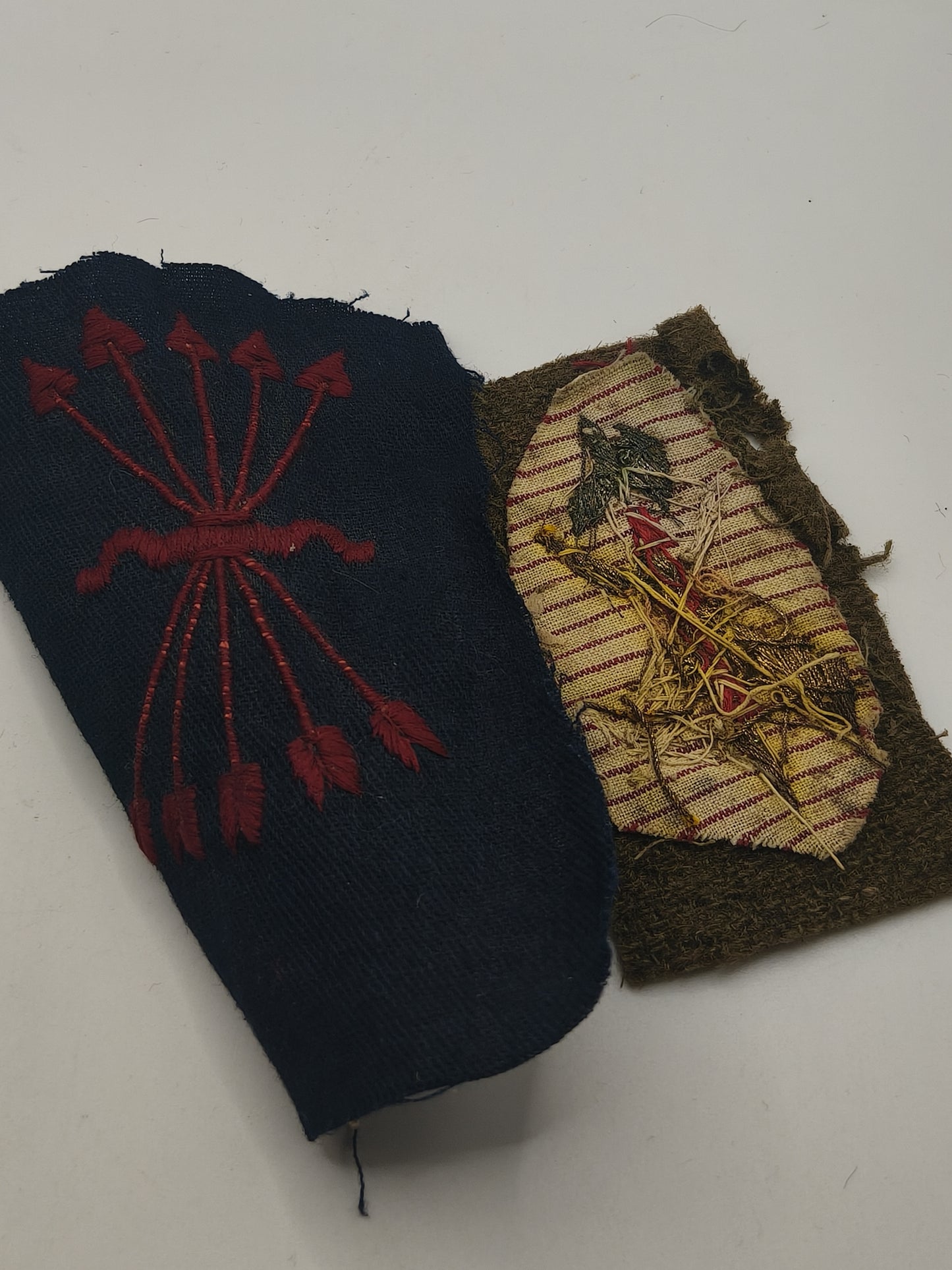 Spanish Civil War Patches. Phalanx and Legion.