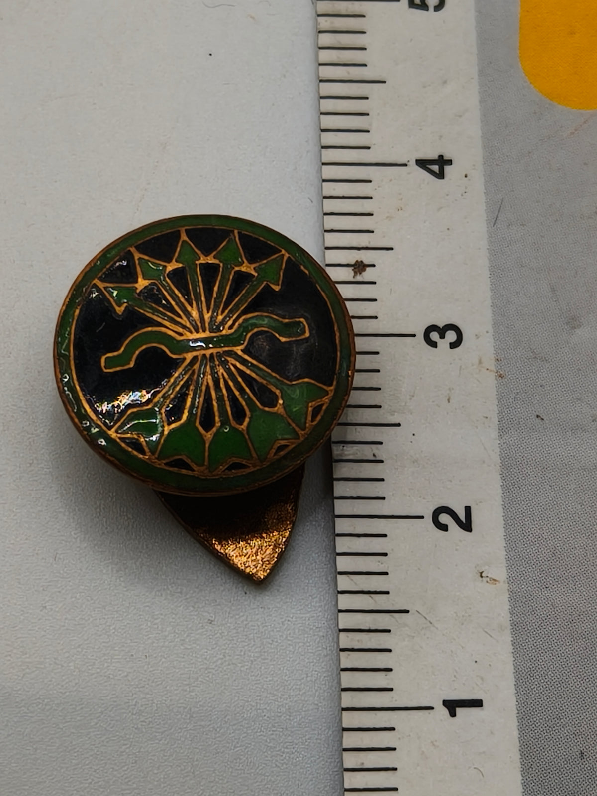 Green Arrows Division Badge. Spanish Civil War