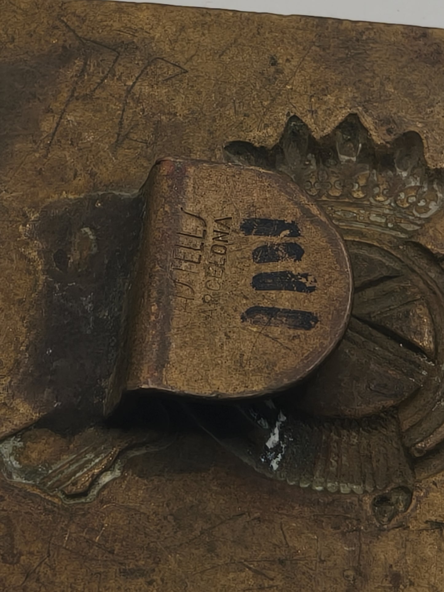 Spanish Civil War Buckle Infantry.