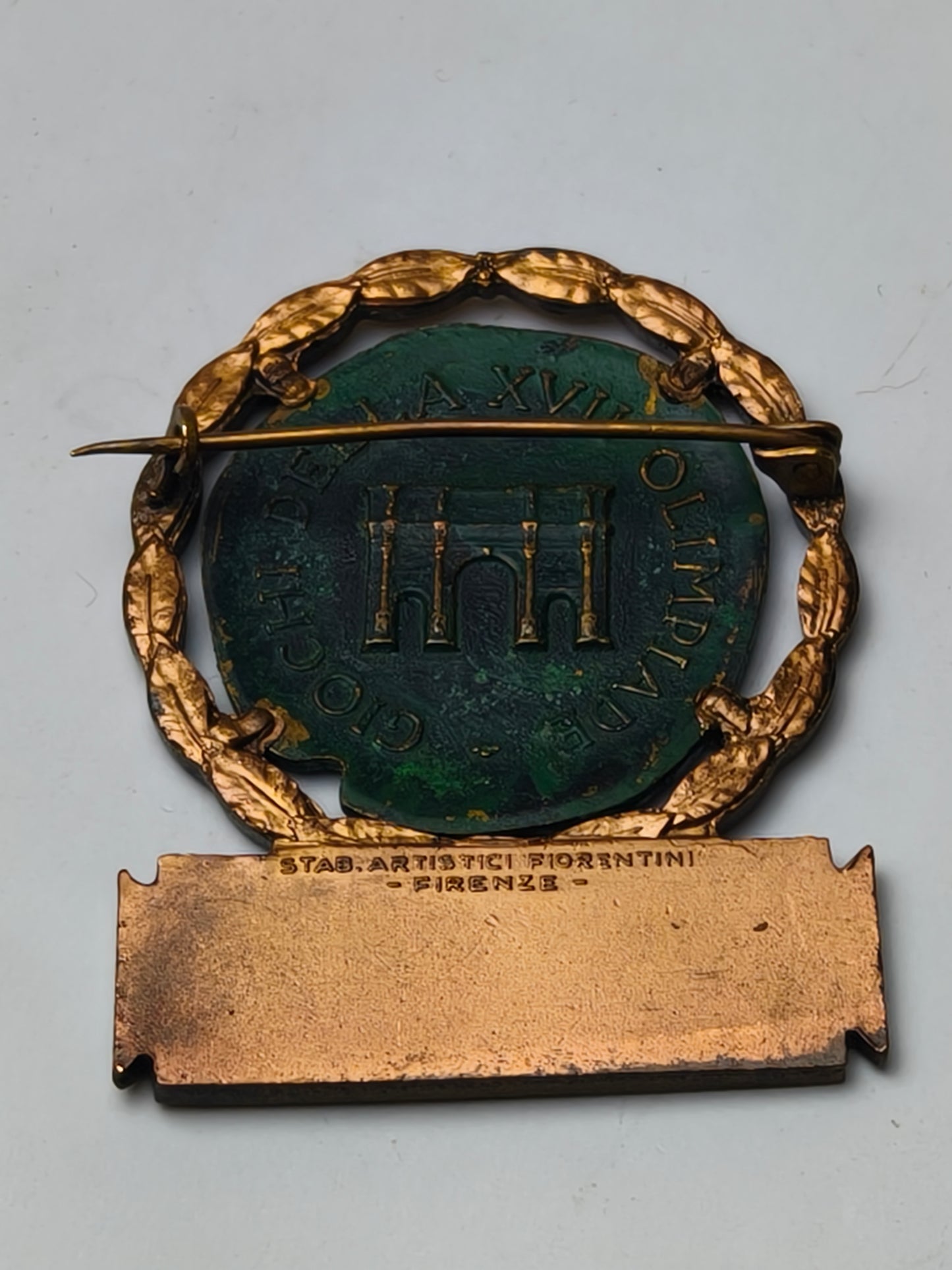 Olimpic Games Chef de Mission badge. Roma 1960