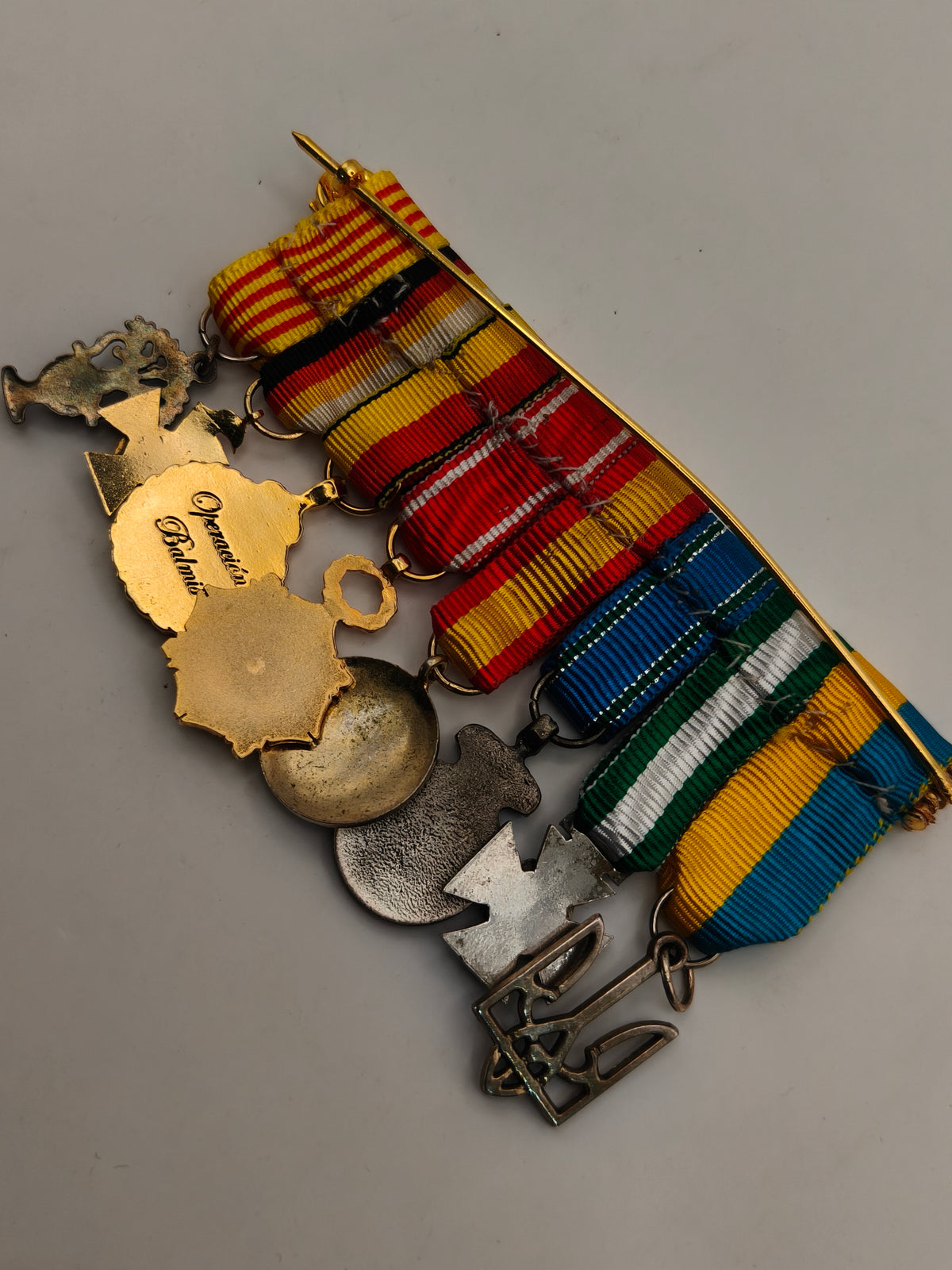 Military Ucranian Campaign Mini Medals. Spain