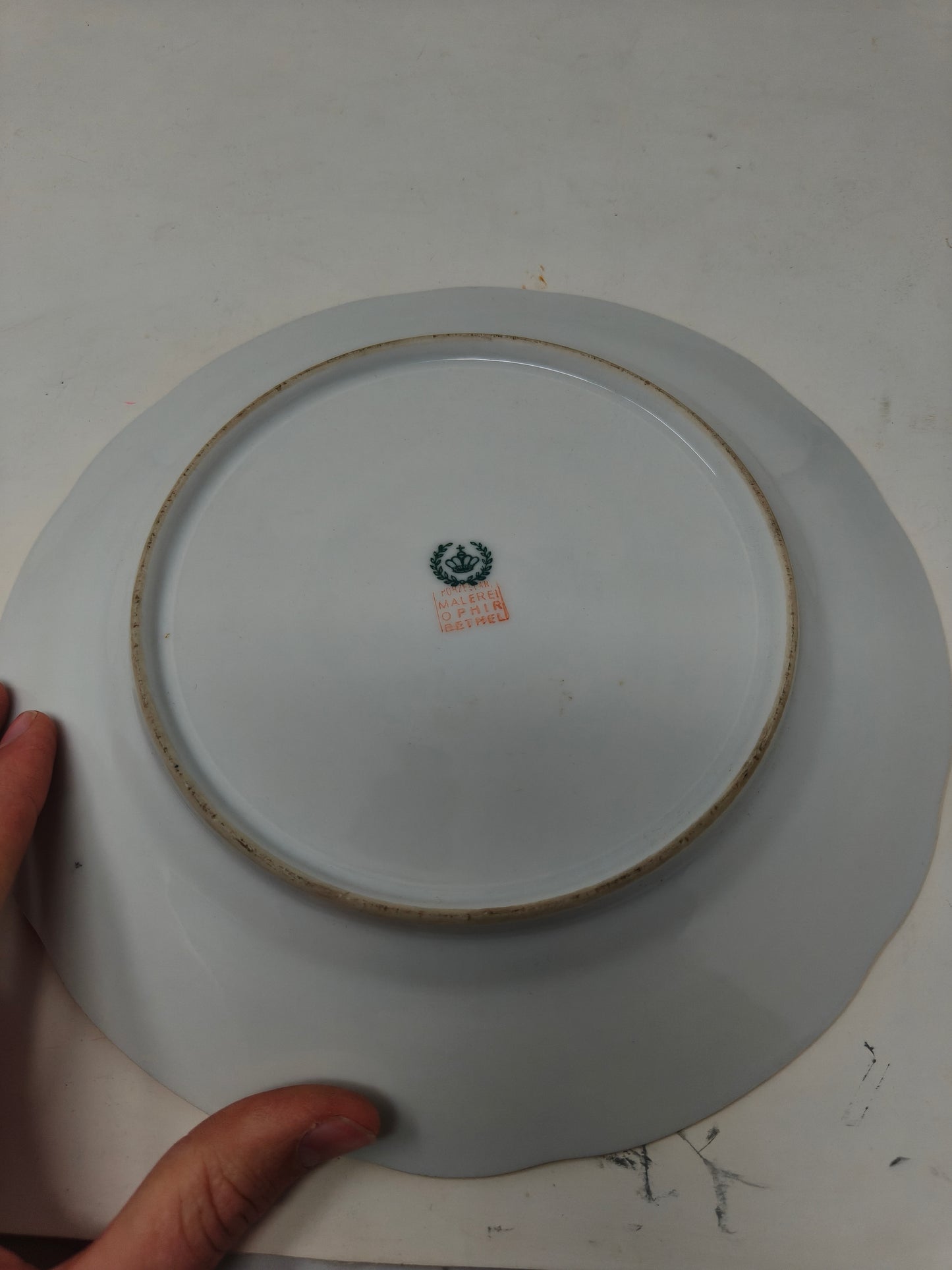 Plato Recuerdo Acorazado Deutschland 1935