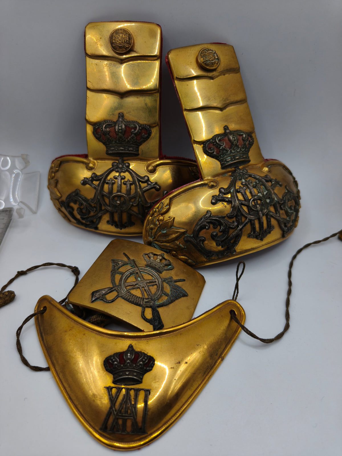 Officer's Accesories Complete, Alphonso XIII Period. Spain.