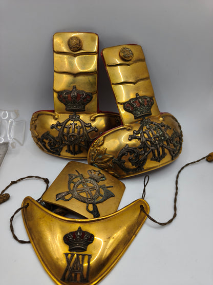 Officer's Accesories Complete, Alphonso XIII Period. Spain.