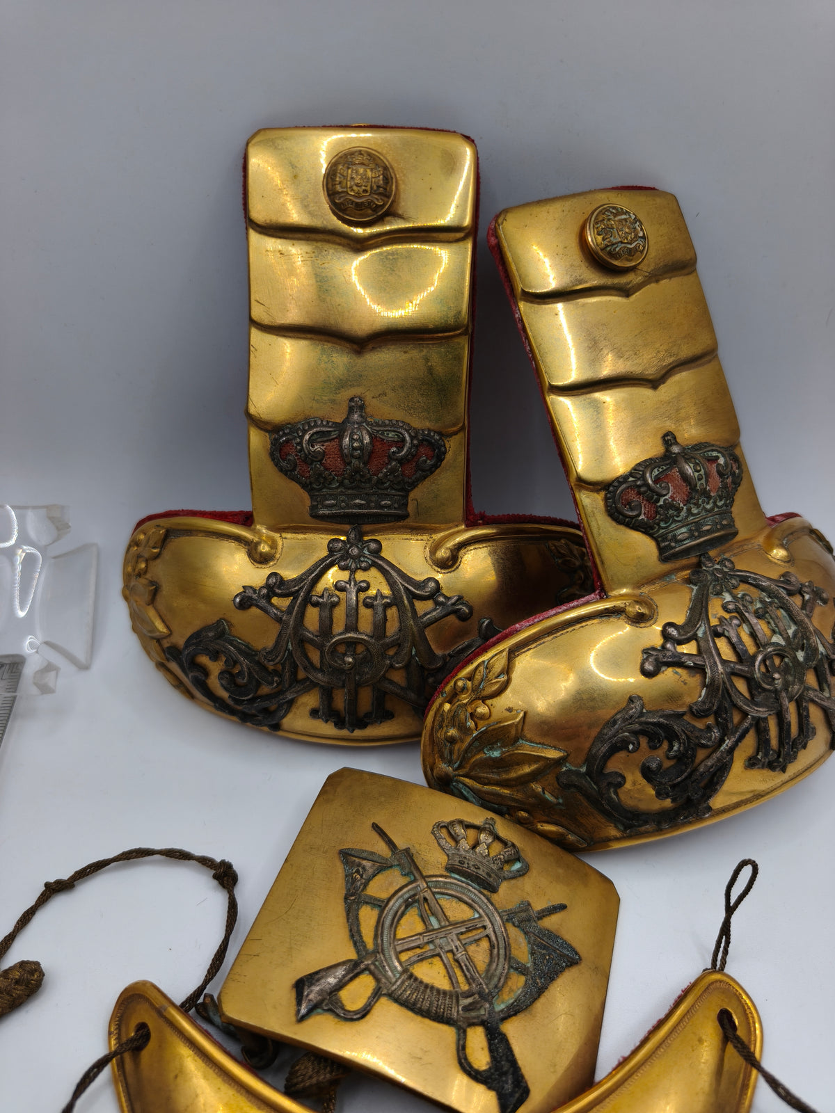 Officer's Accesories Complete, Alphonso XIII Period. Spain.