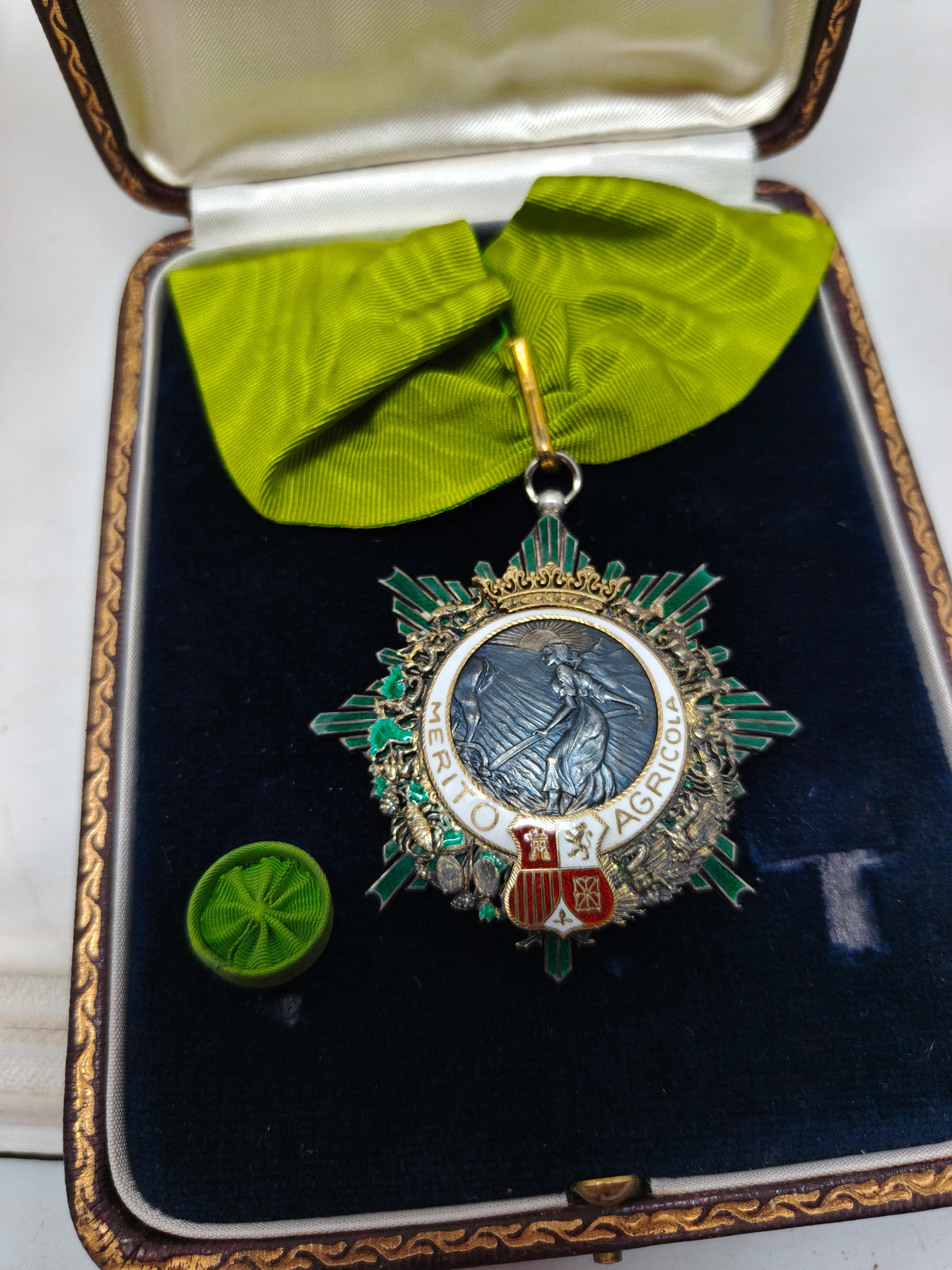Agricultural Merit Order, Commander Class Medal. Spain Franco's Period.