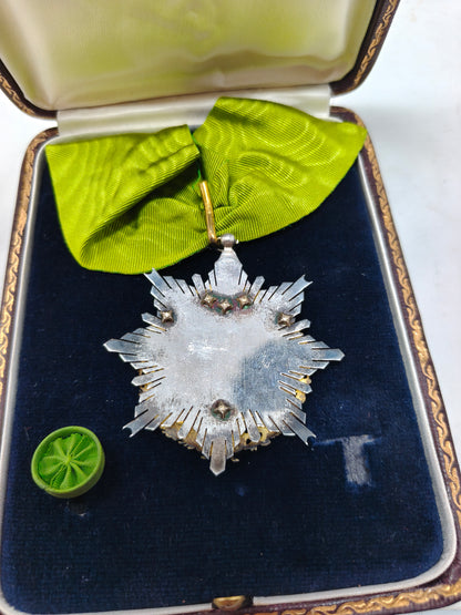 Agricultural Merit Order, Commander Class Medal. Spain Franco's Period.