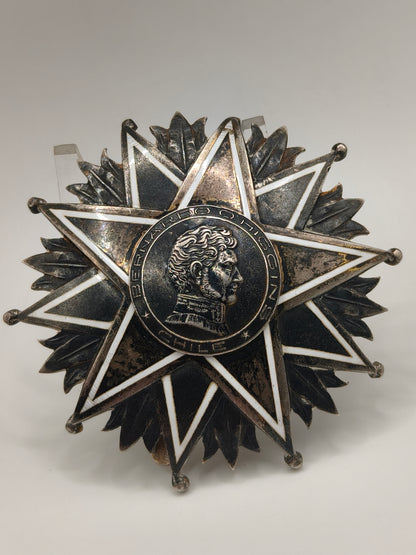 Order of O'Higgins, Breast Star Class. Chile.