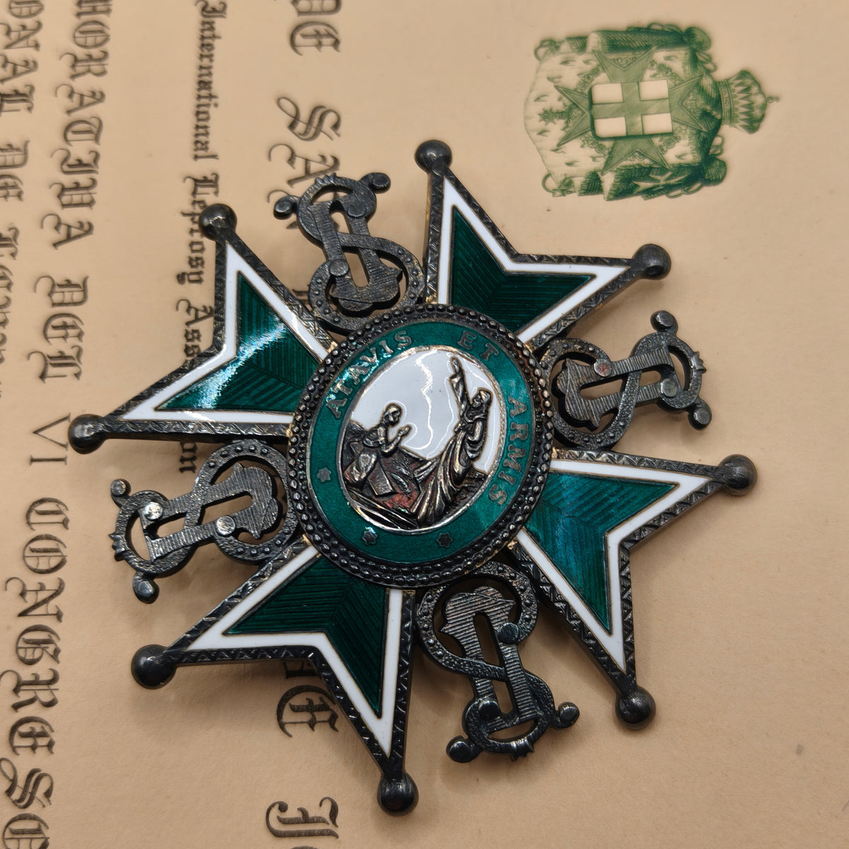 Order of Sant Lazarus, Breast Star. Spain.