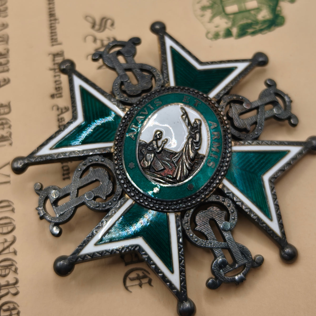 Order of Sant Lazarus, Breast Star. Spain.