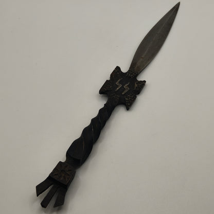 SS Letter Opener, Trench Art. III Reich Germany.