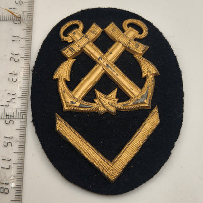 Suboficial Naval Kriegsmarine Army Patch. Germany III Reich.