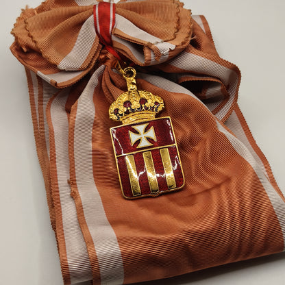 Sash and Badge, Order of Santa Maria de la Merced. Spain