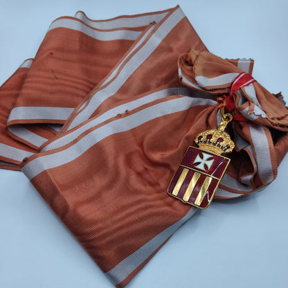 Sash and Badge, Order of Santa Maria de la Merced. Spain