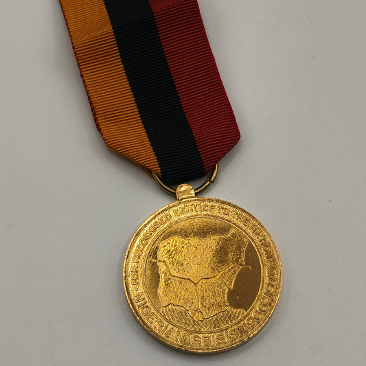 Nigerian Service Medal. África.