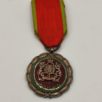 Civil Merit's Medal Order of Morocco.