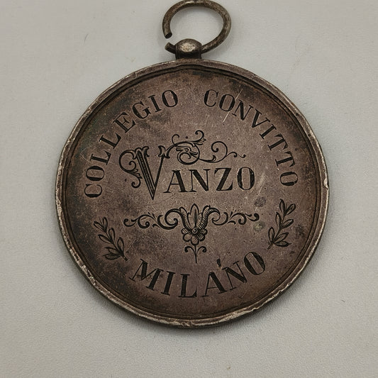 Silver Medal, "Scuola Militare di Modena". Milan, Italy 1889.