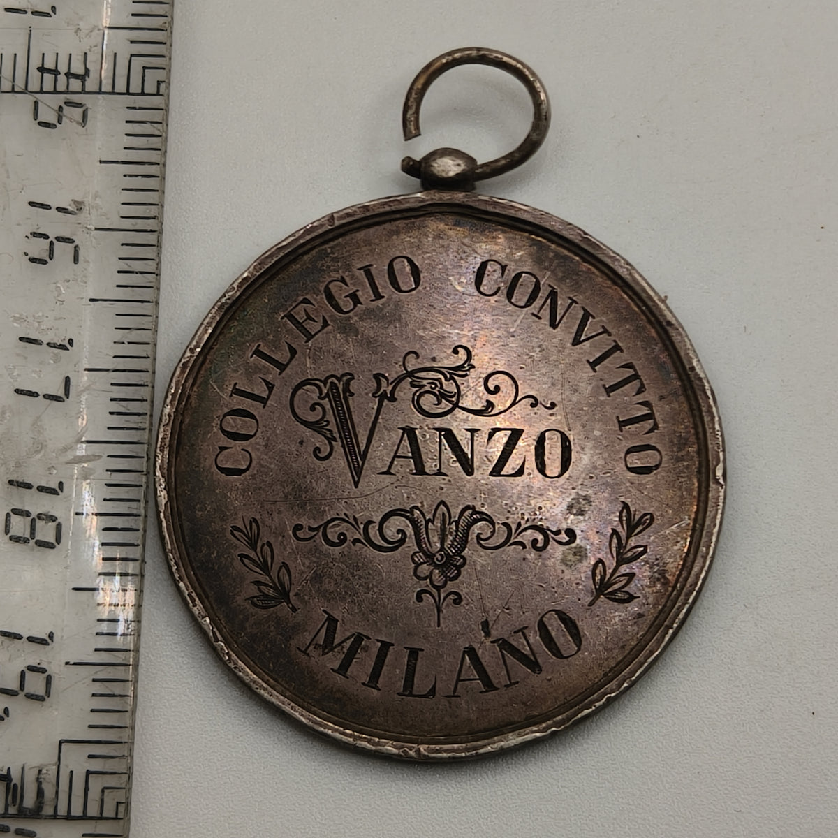 Silver Medal, "Scuola Militare di Modena". Milan, Italy 1889.