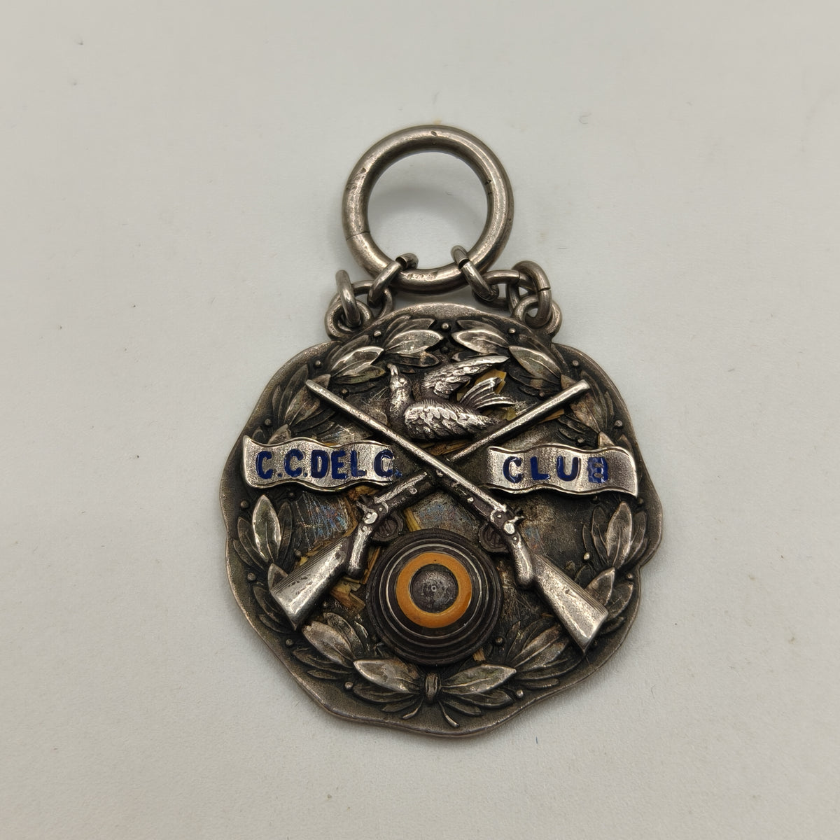 Shooting Club Medal. Spain. Sterling.