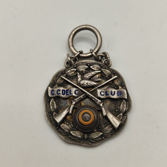 Shooting Club Medal. Spain. Sterling.