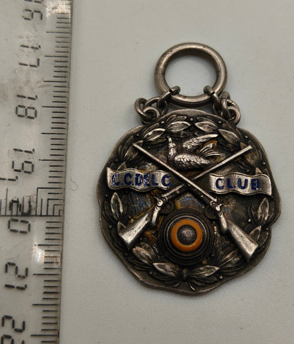 Shooting Club Medal. Spain. Sterling.