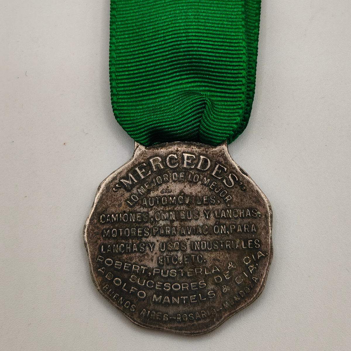 Silver Old Mercedes Medal.