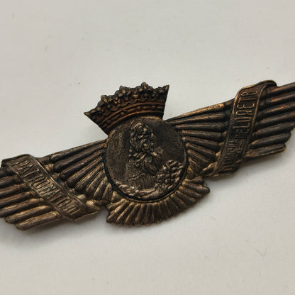 Orphan of  Spanish Civil War Pilot Badge.