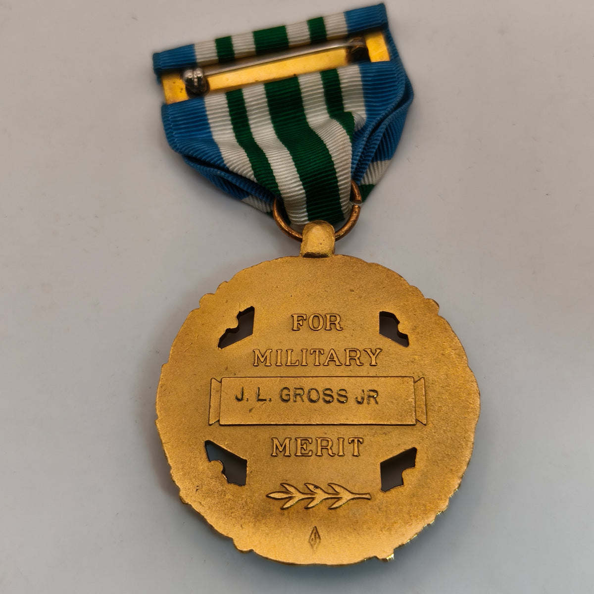 Military Merit Medal with Name. USA