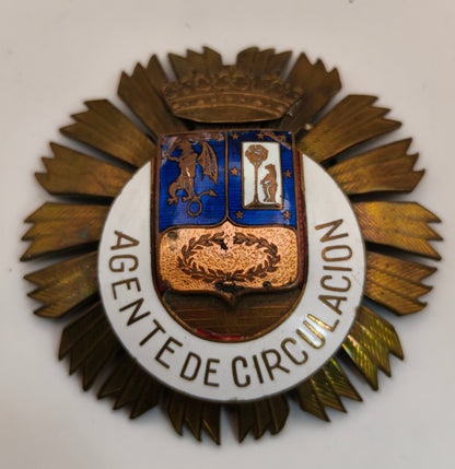 Spanish Police Badge. Franco's Period.
